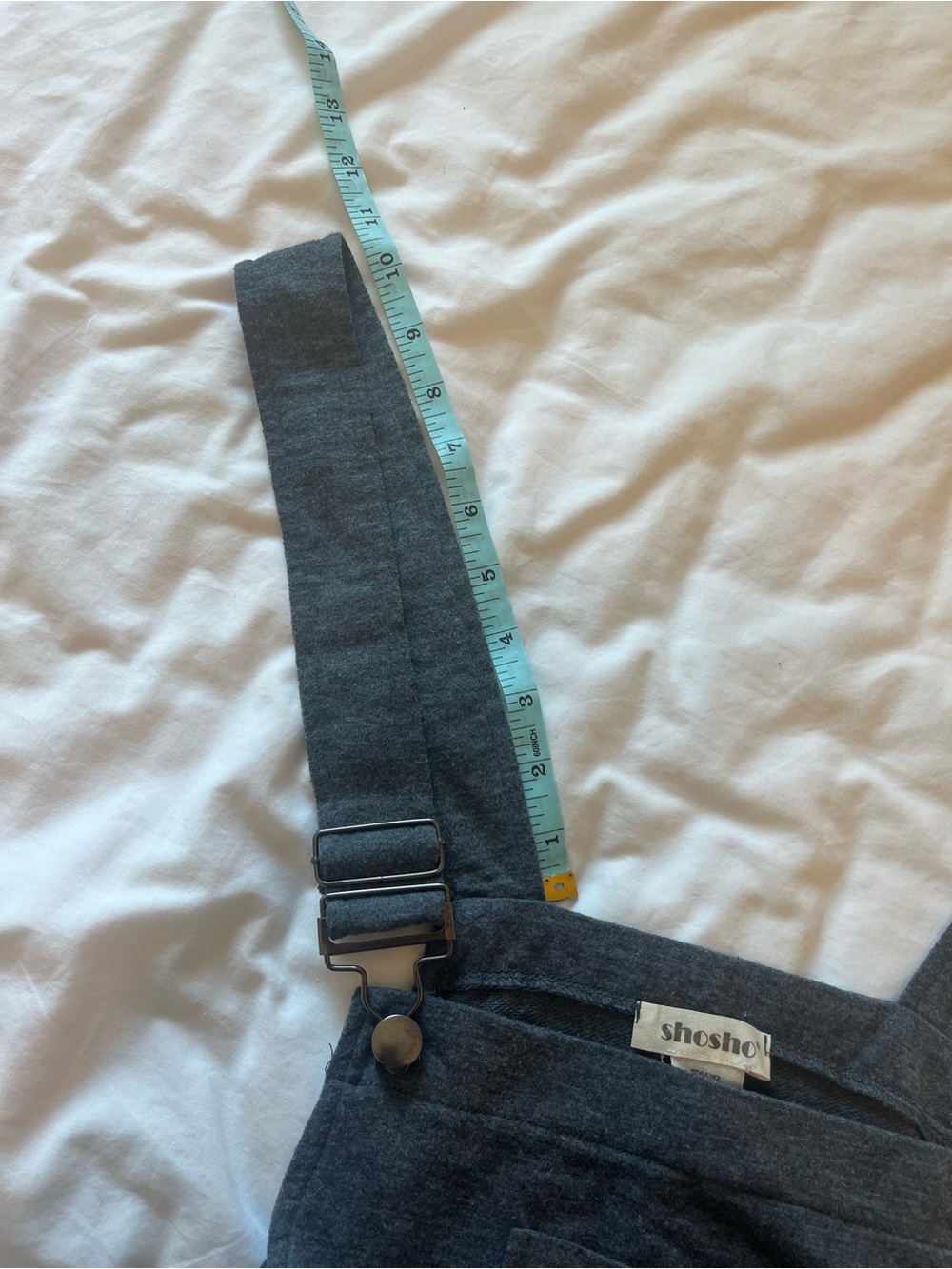 ShoSho Women's Knit Gray Short Overalls Romper - XL - Cozy, Comfy, Lounge - Picture 8 of 12